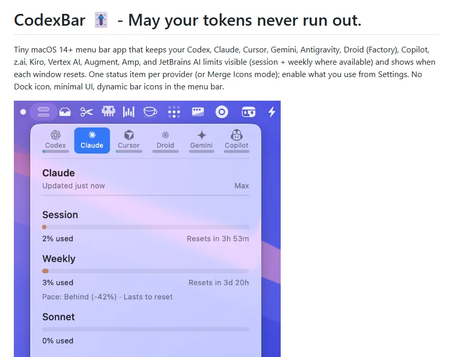 codexBar