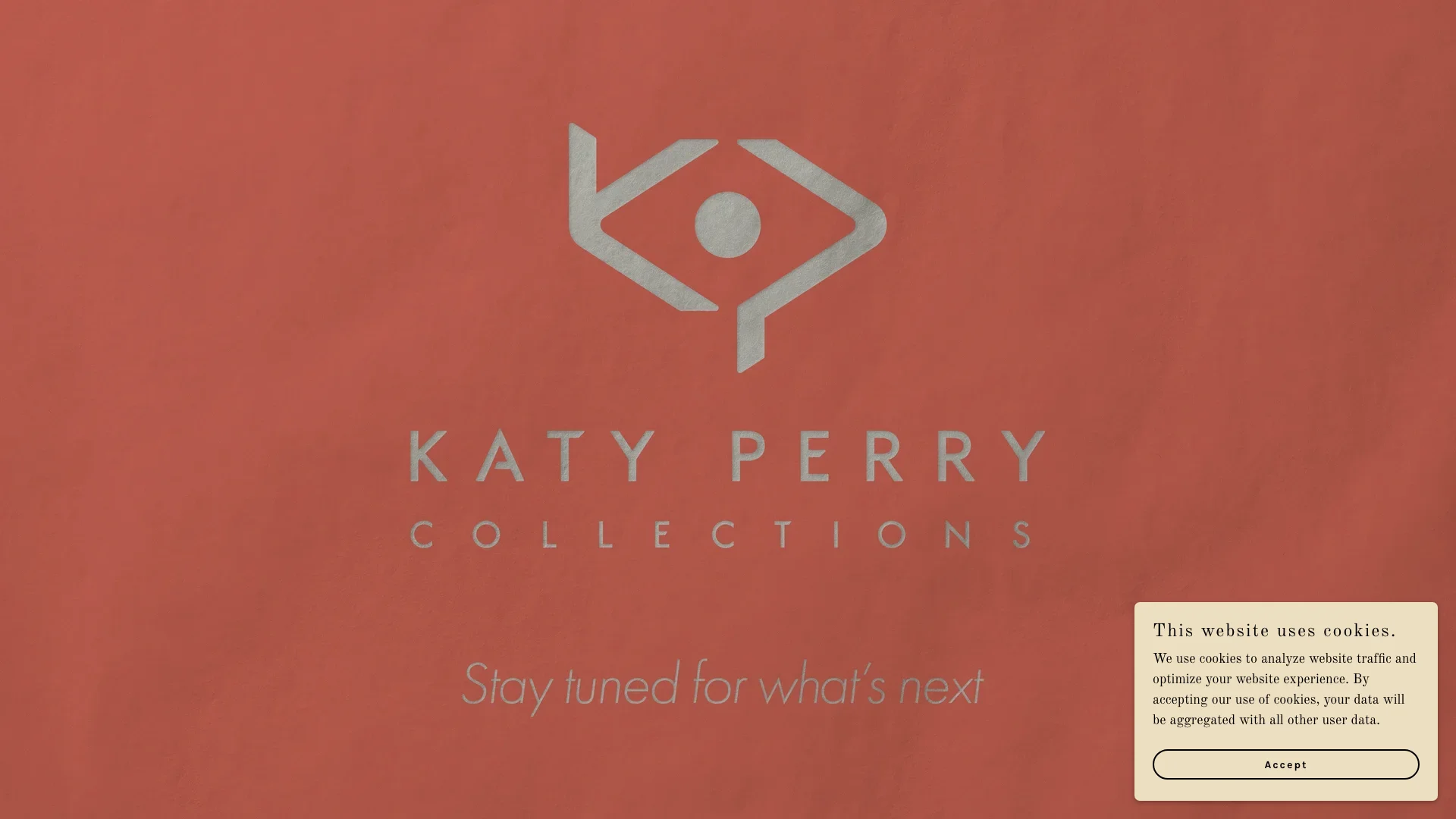 Katy Perry Collections landing page