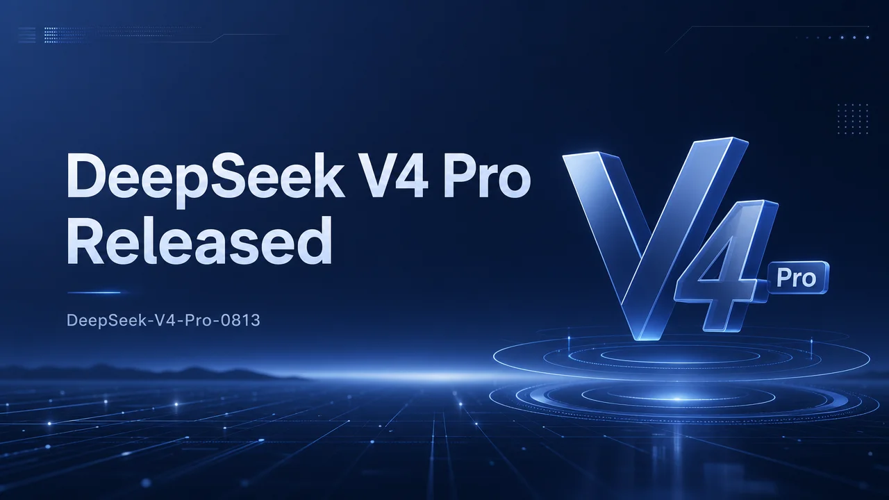 DeepSeek V4 Pro 正式版アップデート:0813 が API で利用可能に