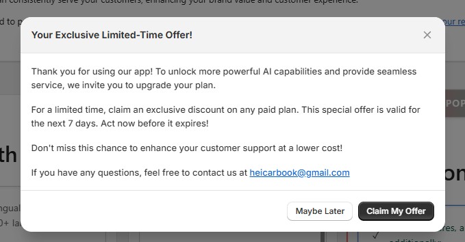 how to get the offer