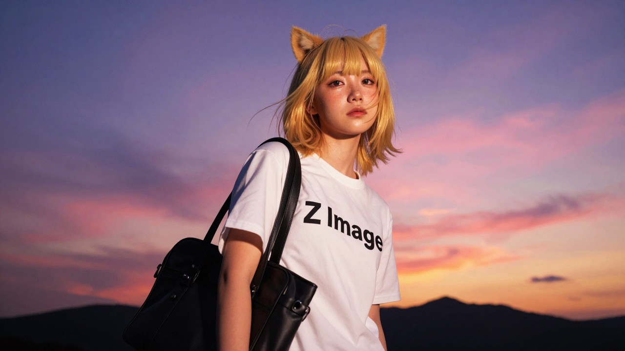 Z-Image-Turbo generated cat girl